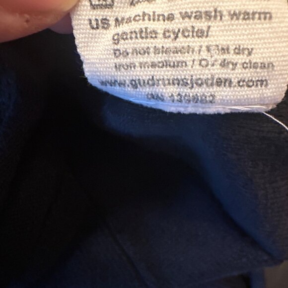 Gudrun Sjoden Womens Black Ribbed Button-Up Cardigan Med Organic Cotton - Picture 6 of 8